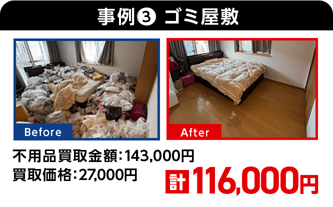 大幅値下げ事例3 ゴミ屋敷