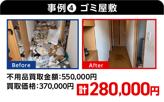 大幅値下げ事例4 ゴミ屋敷